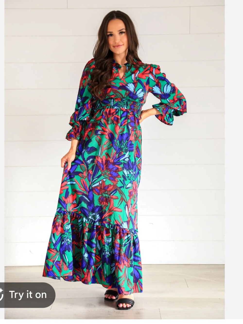 SugarLips tropical maxi dress XS